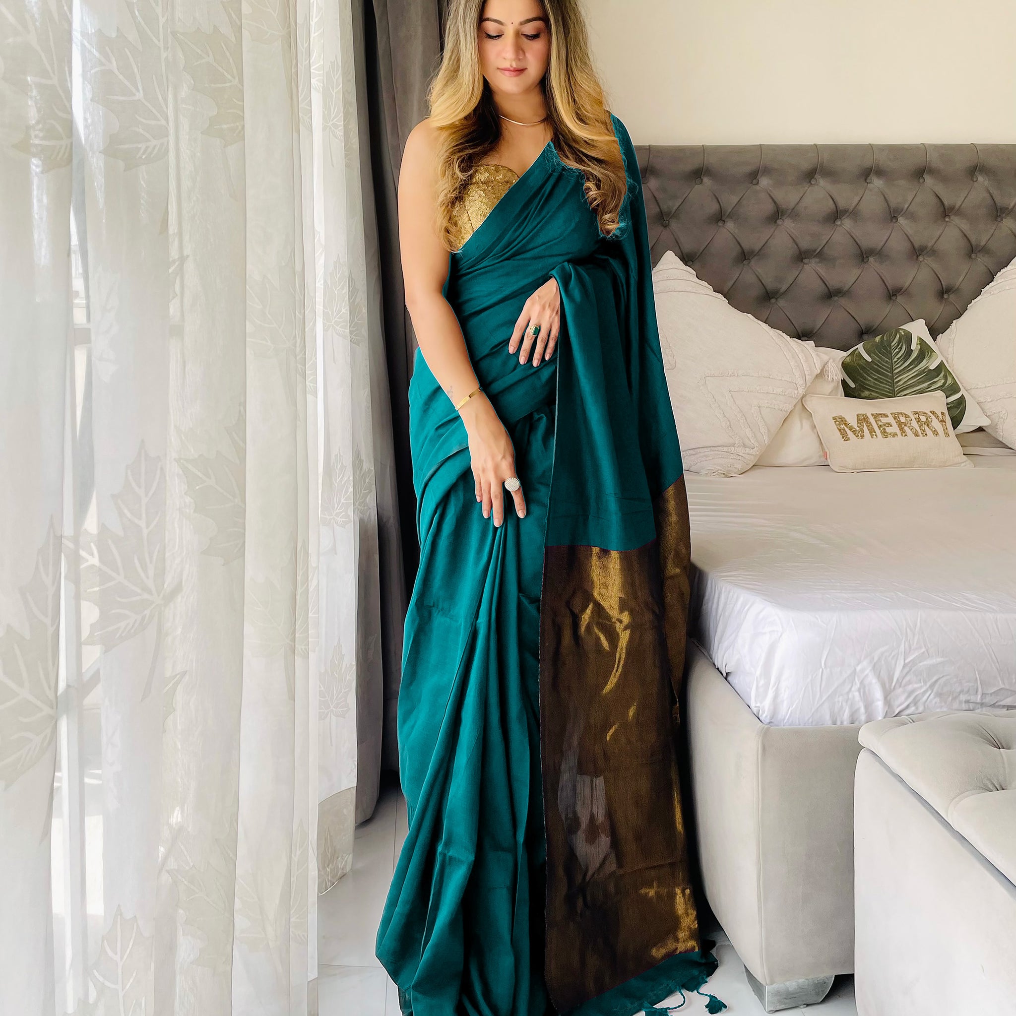 Rama Handloom Cotton Saree