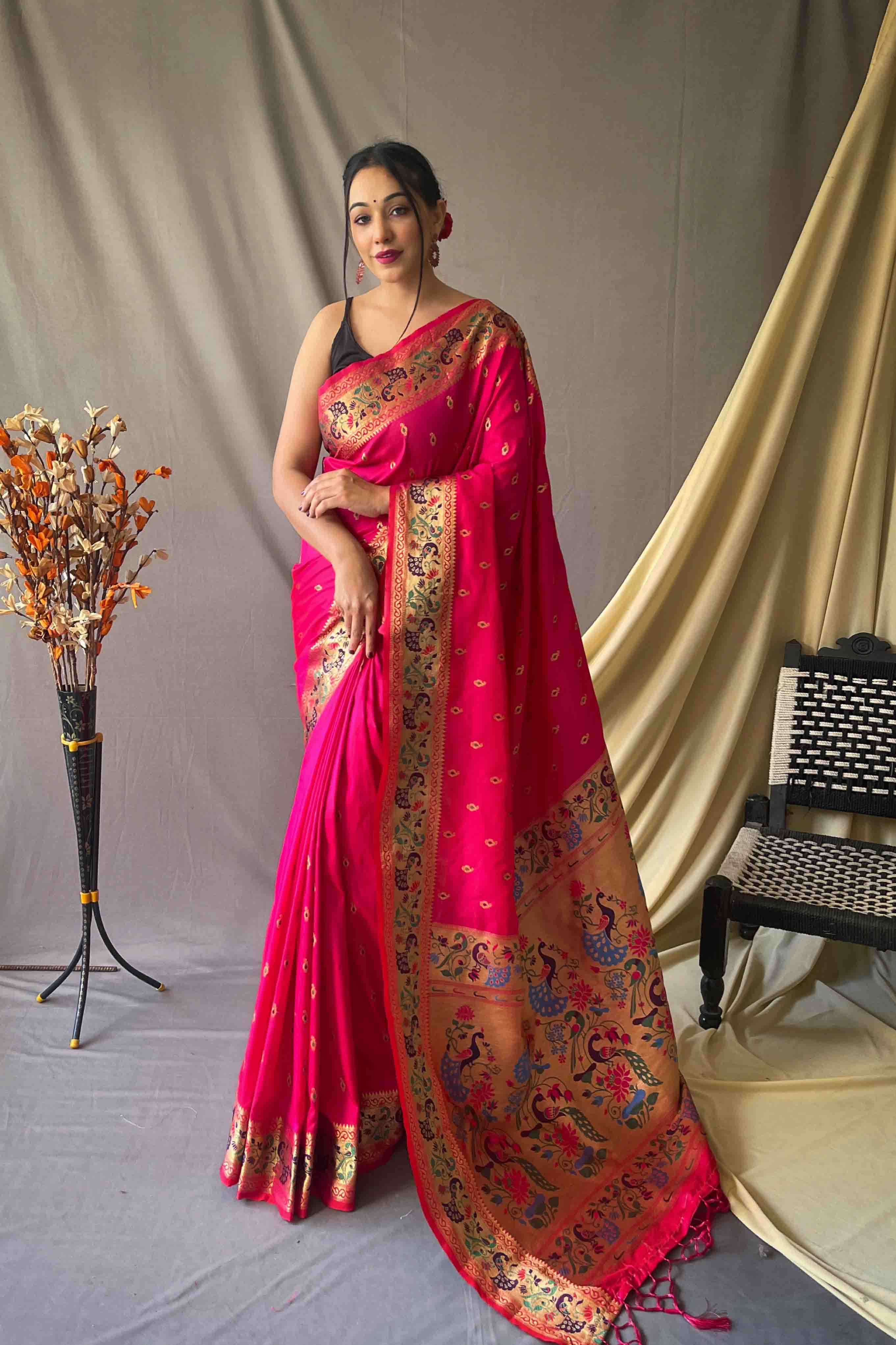 Buy Pure Silk Saree Online in India at Best Price | Taneira