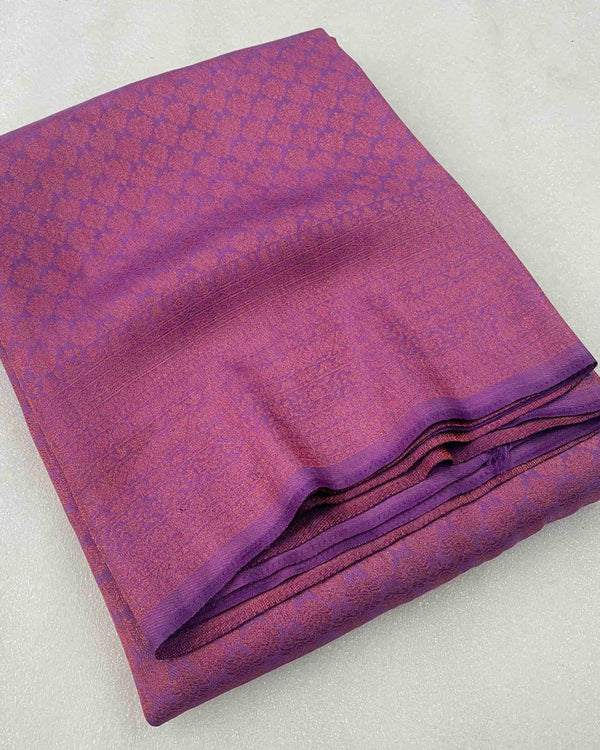 Purple Soft Pattu Silk Saree