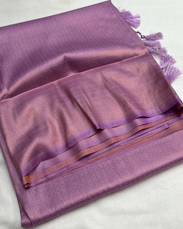 Light Purple  Soft Pattu Silk Saree