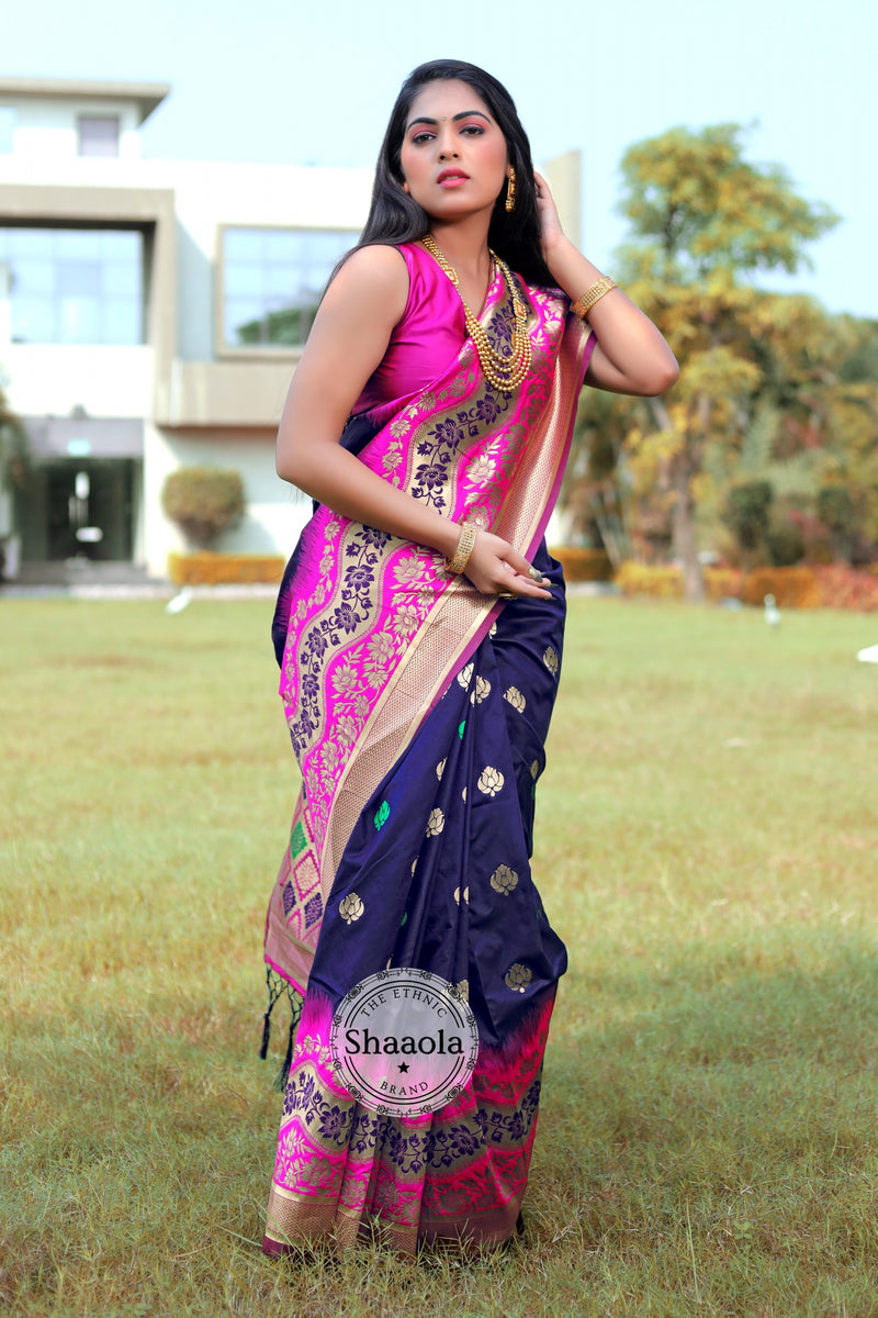 Manjubaa Madhu Priya Paithani Wholeslae Paithani Sarees - textiledeal.in