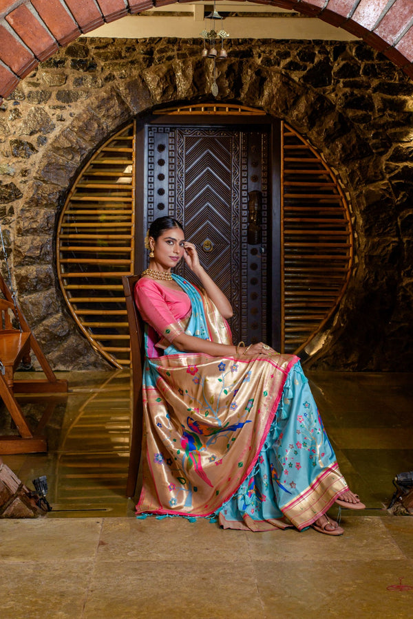 RajPath Presents Pure Paithani silk Saree with Minakari Weaving at  Rs.2795/Piece in surat offer by shreenathji export